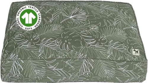 Vista 49 de Molly Mutt Pequeña Funda para Cama de Perro, Amarillo por la Mañana, Verde Oliva y Azul Claro