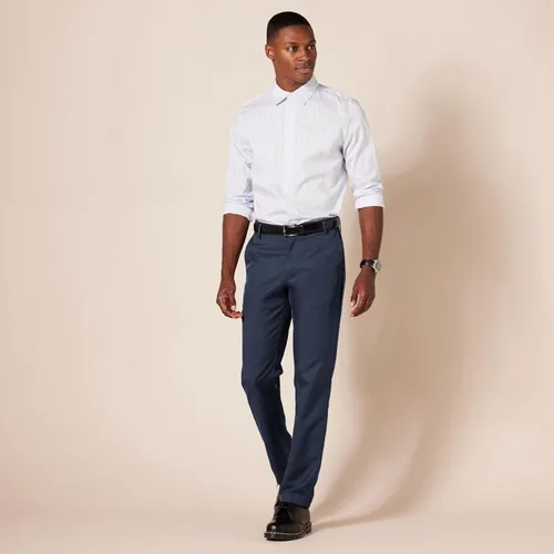 Vista 3 de Amazon Essentials - Pantalón de vestir de corte ajustado y diseño frontal plano para hombre