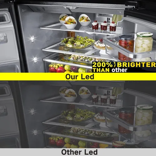 Vista 6 de Paquete de 3 tableros de luz LED WR55X26671 PS11767930 AP6035586 compatible con refrigerador GE Reemplazar 4468532 EAP11767930 LED3344588