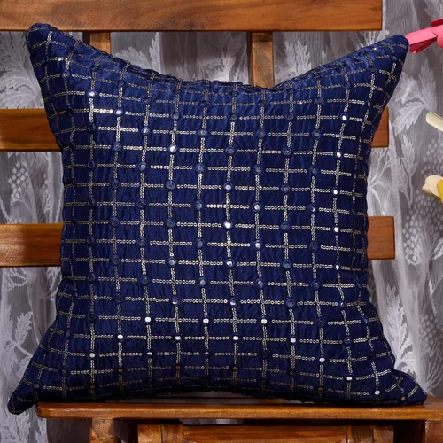 Vista 28 de Juego de 2 almohadas decorativas negras de 12 x 12 pulgadas, fundas de almohada pequeñas de seda para sofá, funda de cojín bordada con lentejuelas