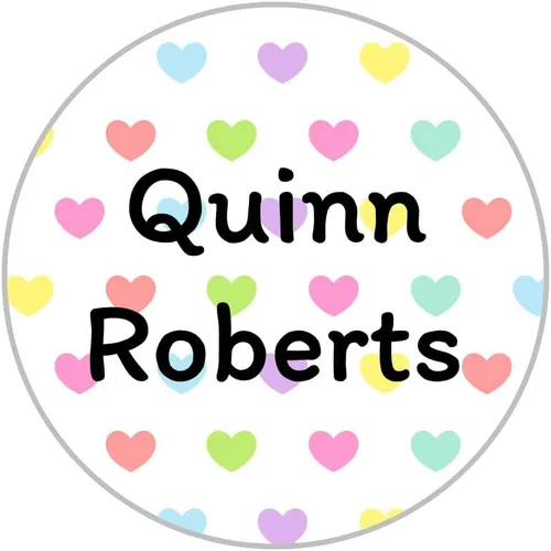 Vista 31 de Name Bubbles - Etiquetas circulares personalizadas para ropa infantil (80 etiquetas) - Calcomanías impermeables con nombre personalizadas