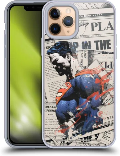 Vista 41 de Head Case Designs Officially Licensed Superman DC Comics Collage 80th Anniversary Gel Case [Military Grade Protection] Compatible with Apple iPhone
