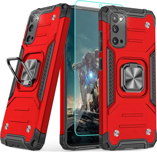 Vista 49 de YmhxcY Funda para Galaxy Note 8, funda para Galaxy Note 8 con protector de pantalla curvado 3D, fundas de grado armadura con soporte giratorio