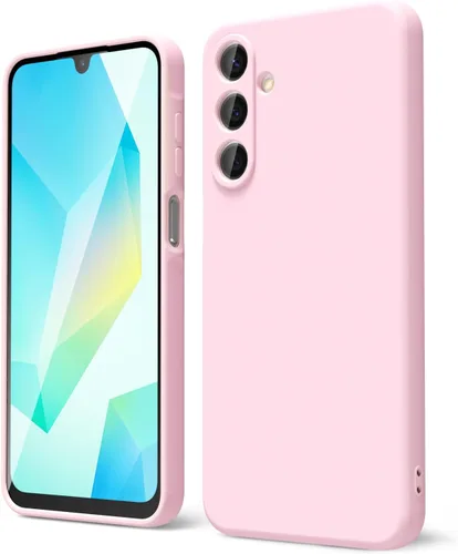 Vista 234 de oakxco Funda para teléfono Samsung Galaxy A12 con agarre de silicona líquida, linda delgada fina suave cubierta de gel de goma TPU lisa para mujeres