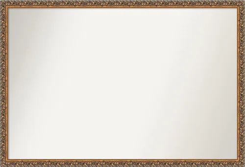 Vista 8 de Amanti Art Espejo de pared, espejo de marco de madera de bronce antiguo para decoración de pared o uso como espejo de baño para sobre el fregadero