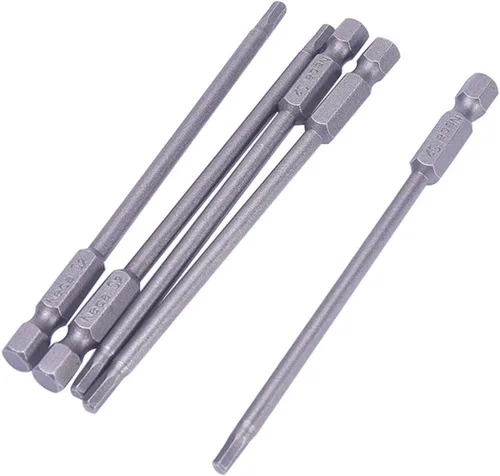 Vista 10 de Utoolmart Brocas de destornillador de cabeza hexagonal magnética H4, vástago hexagonal de 1/4 de pulgada, 3.937 in de longitud, herramientas