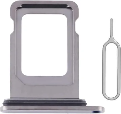 Vista 5 de Bandeja de repuesto para tarjeta SIM para iPhone 13 Pro y iPhone 13 Pro Max (verde alpino) con anillo de goma impermeable y pasador de expulsión