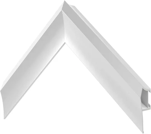 Vista 3 de Marco de TV Deco de Aleación Prismático Blanco Puro de 32" - Compatible SOLO con Samsung The Frame TVs