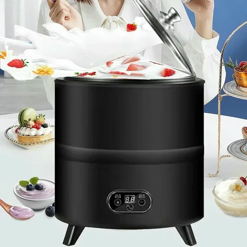 Vista 7 de Fabricante comercial de yogur, máquina automática de fermentación de yogur, fermentador eléctrico para vinagre de frutas, yogur, natto, vino de arroz