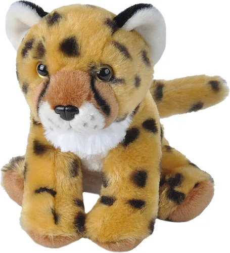 Vista 6 de Wild Republic Peluche de bebé de guepardo, animal de peluche, regalos para niños, Cuddlekins de 8 pulgadas