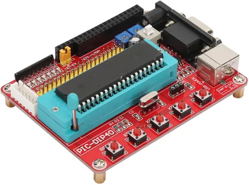 Vista 8 de Tablero de desarrollo de aprendizaje, tablero de aprendizaje del microcontrolador PIC16F877A con el interfaz RS232