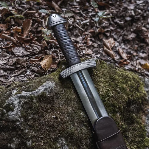 Vista 16 de Norse Tradesman Espada vikinga de acero para primavera