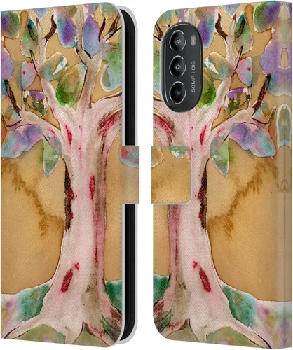 Vista 7 de Head Case Designs Officially Licensed Wyanne Half Light Nature 2 Leather Book Wallet Case Cover Compatible with Motorola Moto G82 5G