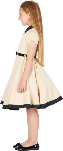Vista 4 de BlackButterfly Vestido para niñas "Lucy" vintage Clarity 50, Negro