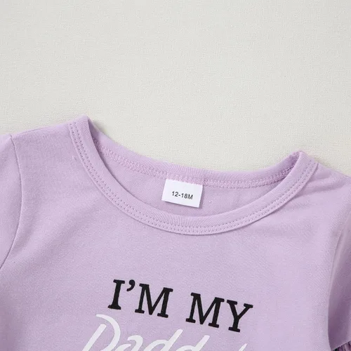 Vista 2 de YALLET Ropa para niñas pequeñas, trajes de otoño para niña, conjunto de 2 conjuntos de sudadera rosa