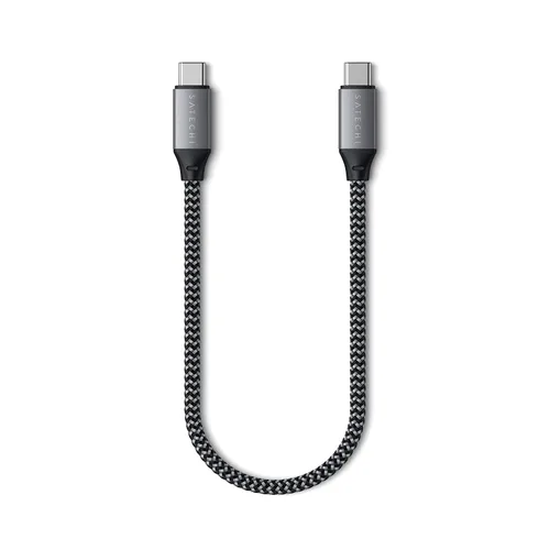 Vista 5 de Satechi Cable USB C a USB C, cable USB4 con entrega de energía de 100 W, hasta 8K a 60 Hz, transferencia de datos de 40 Gbps, para MacBook
