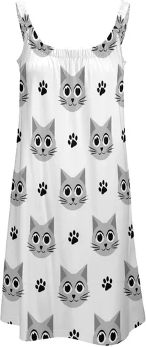 Vista 6 de Camisón de playa para mujer, camisón suave para dormir, pijama holgado y cómodo