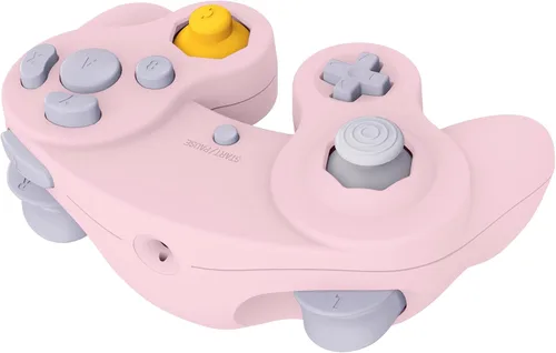 Vista 45 de eXtremeRate Placa trasera negra para Nintendo Gamecube Controller, cubierta de repuesto de agarre suave al tacto con botones para controlador