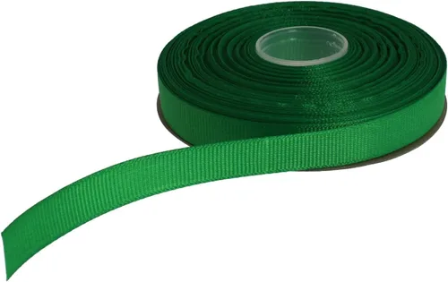 Vista 12 de Cinta de grogrén sólido de 25 yardas cada rollo, borde tejido 100% poliéster (1 pulgada, beige)