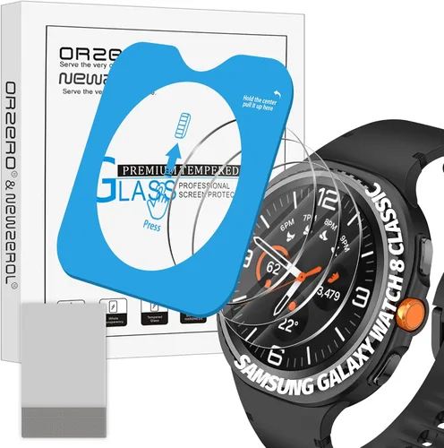 Vista 20 de Orzero - Protector de pantalla de vidrio templado compatible con Garmin Forerunner 70/170/170 Music/165/165 Music 1.677 in, protector de pantalla