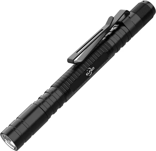 Vista 9 de LED Pen Light, linterna de pluma zoomable 270 lúmenes con 2* AAA Pocket Size Clip Pen Flashlight Small Mini Handheld Slim Flash Light for Nurse