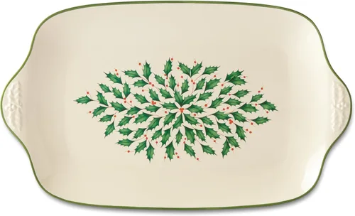 Vista 41 de Lenox 898272 Plato Cubierto Navideño, Pequeño, Navidad, Vajilla Festiva para Servir