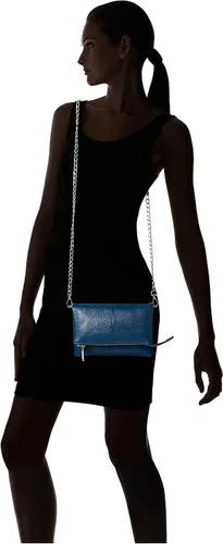 Vista 4 de Zenith Pequeño Bolso bandolera Solapa Con Correa de cadena de la mujer, midnight