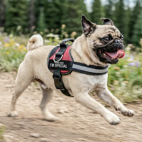 Vista 9 de Tuff Pupper Arnés de ajuste rápido para perros extra pequeños, sin tirones, sin estrangulamiento, a prueba de escapes, chaleco transpirable