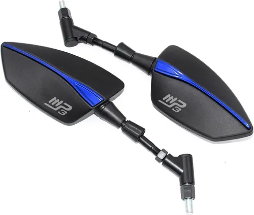 Vista 7 de Para Piaggio MP3 250 300 500 HPE Espejo retrovisor lateral de motocicleta (color negro)