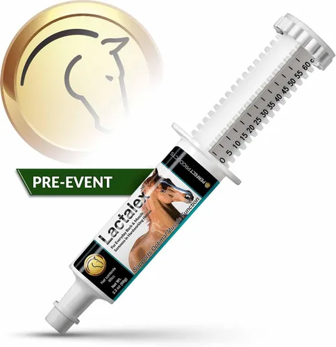 Vista 2 de Lactalex - Pasta de apoyo para la función muscular equina y recuperación de ácido láctico para caballos, 60cc