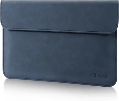 Vista 16 de Allinside Funda para laptop de 13-13.3 pulgadas para MacBook Pro 14, Air 13 Marrón