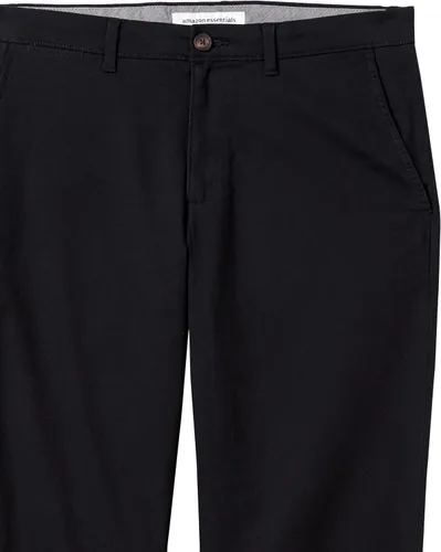 Vista 5 de Tienda Essentials Men's Straight-Fit Casual Stretch Khaki Pant