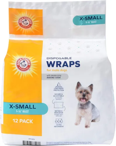 Vista 14 de Arm & Hammer Bandas para el vientre para perros machos pequeños, 12