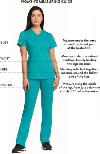 Vista 7 de Form CK095 - Pantalones médicos para mujer, tejido elástico con cordón