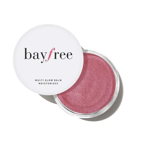Vista 2 de bayfree Rubor en crema para mejillas acabado radiante, hidratante, cremoso, ligero y mezclable, bálsamo de labios vegano y suave, vitamina E