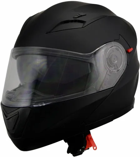 Vista 8 de Milwaukee Helmets Avanzados cascos modulares de motocicleta de cara completa para motorista con visera desplegable - XS