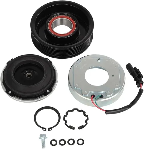 Vista 28 de ECCPP Embrague de compresor de CA apto para Ford para F-150 4.2L 4.6L 5.4L 1997-2006 Embrague de CA de enfriamiento rápido