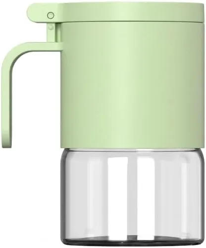 Vista 14 de Zuutii Tarros de vidrio para especias a prueba de humedad con cucharas, juego de 2 botellas de especias de 10 onzas / 10.1 fl oz, mini tarros