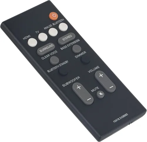 Vista 3 de Nuevo control remoto de repuesto FSR78 ZV28960 para Yamaha Soundbar System ATS1060, ATS-1060, ATS1070, ATS-1070, YAS207, YAS-207, YASCU207
