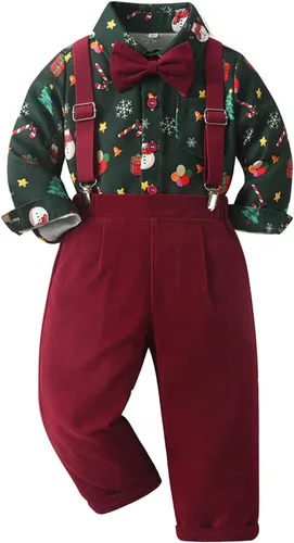 Vista 20 de SALNIER Conjunto formal de esmoquin para niños pequeños B-Negro
