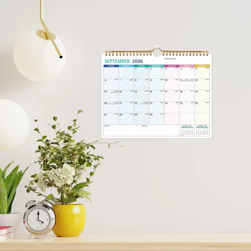 Vista 2 de Calendario de pared 2026-2028 – julio 2026 – junio 2028, calendario de 2 años 2026-2028, 11 x 8.5 pulgadas, calendario 2026 de 24 meses, calendario