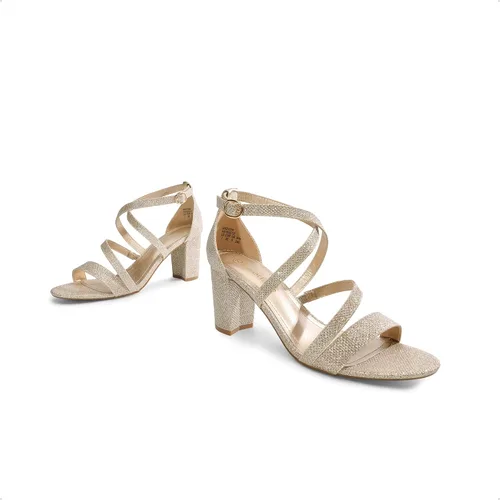 Vista 4 de DREAM PAIRS Sandalias de tacón bajo grueso con correa de tobillo para mujer