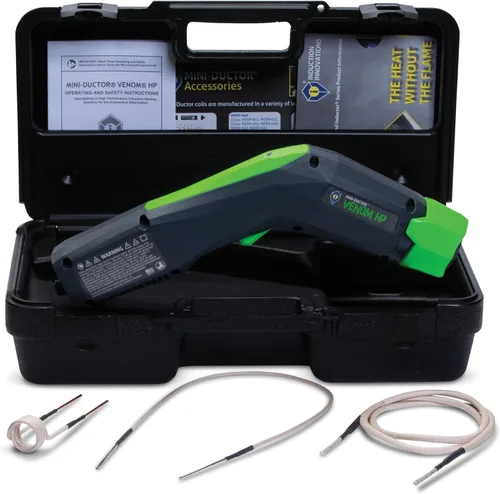 Vista 2 de Induction Innovations - Mini-Ductor Venom HP (MDV-787) - Calentador de inducción portátil con 3 bobinas básicas, estuche resistente para transportar