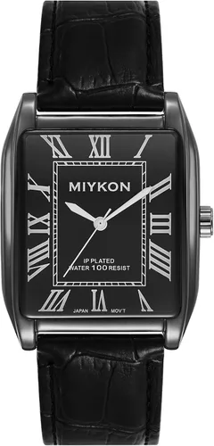 Vista 10 de Miykon Vintage Watches for Men – Classic Tank Square Analog Watch with Genuine Leather Wrist Strap, Mens Dress Watches – Japanese Quartz, Waterproof