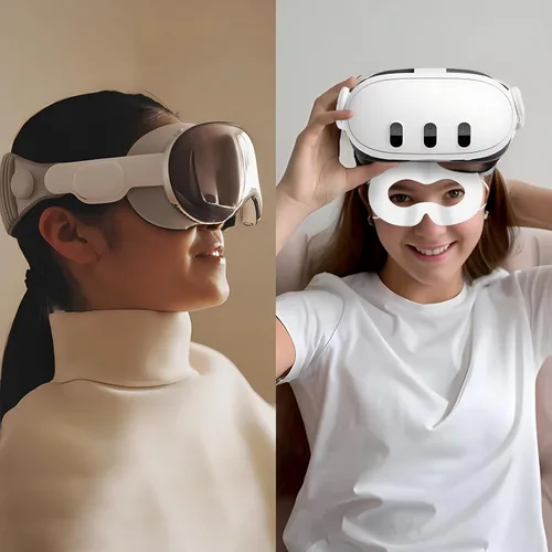 Vista 2 de TamBee Disposable Face Pad Sweat Guard Compatible with Oculus Meta Quest 3 Face Pad Facial Interface 30Pcs