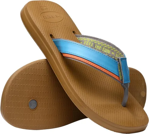 Vista 5 de Havaianas Sandalia Urban Tech unisex con correa ancha, color bronce, 1112 W, 932.8 ft, bronce