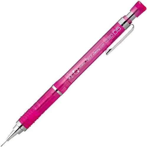 Vista 6 de Zebra lapicera mecánica, Tect 2 Way, 0.5 mm, cuerpo negro (MA42-PBK), Cuerpo negro