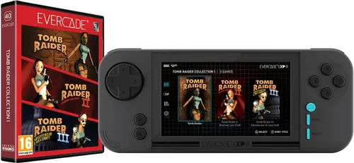 Vista 2 de Evercade EXP-R Retro Gaming Handheld Console with Tomb Raider 1, 2 & 3