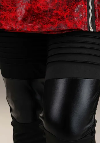 Vista 8 de Disfraz de Diablo de Cuero para Mujer Multicolor