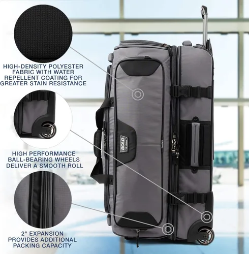 Vista 3 de Travelpro Tpro Bold 2.0 - Bolsa de lona con ruedas (30 pulgadas)